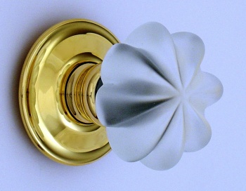 Daisy Glass Door Knobs